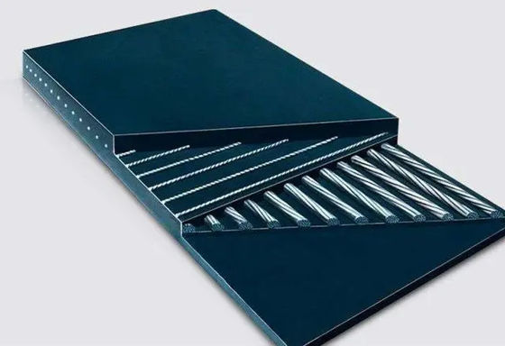 Buy ST800 Heat Resistant Top-Performing Wire Rope Conveyor Belt- tear resistant online manufacture
