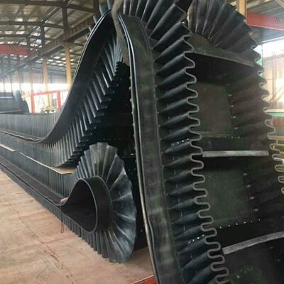 Buy EP100 EP150 EP200 Skirt Conveyor Belt Lightweight Multi Functional for 0-90 Degrees Inclination online manufacture