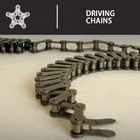 Double Pitch Roller Chain With Attachment