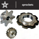 Heat Treatment Double Pitch Chain Driven Sprockets Oil Resistant