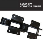 Steel Industrial Drag Roller Cranked Link Chain Long Pitch