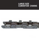 Dia 150mm F Flanged Rollers Steel Apron Feeder Chain 320mm Pitch
