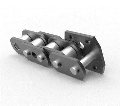 125mm 100mm Bucket Elevator Chain Link  Large Size Conveyor Chains Anti Corrosion
