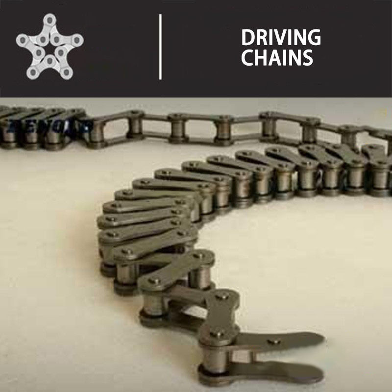 Alloy steel Double Pitch Roller Chain With Attachment