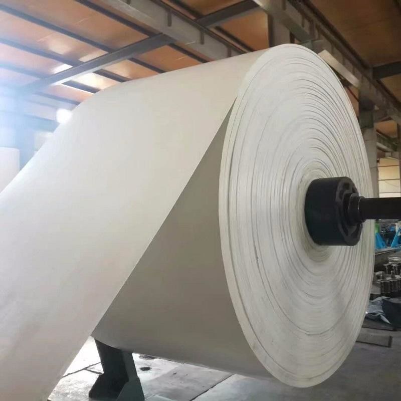 White 3-12 Layers NN EP Rubber Conveyor Belt For Metallurgy