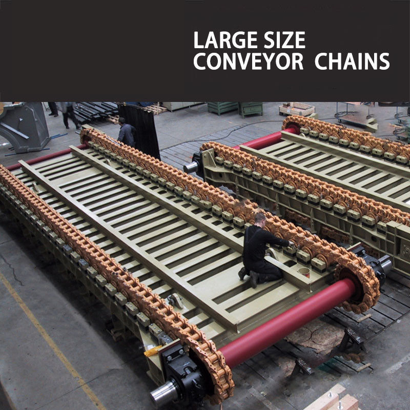 Coal Mine Forged Heavy Duty Caterpillar Chain 800mm To 3000mm Width