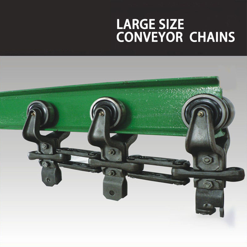 Alloy Steel Heavy Duty Conveyor Chains 100mm To 160mm Pitch Drop Forged Chain