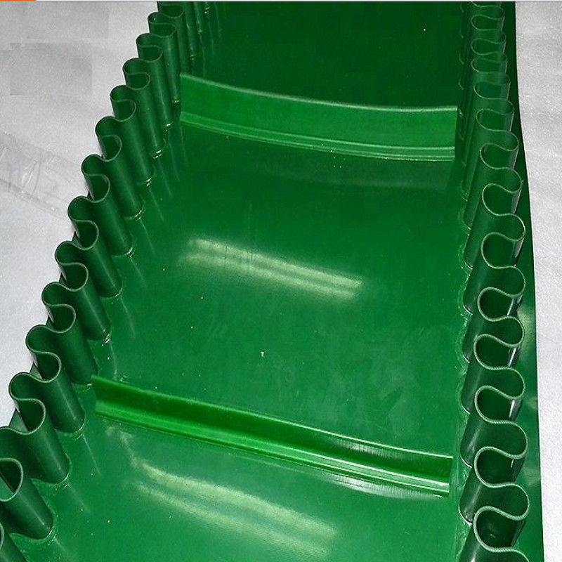 Green Inclined 2 Ply Conveyor Belt 1200mm Bandwidth