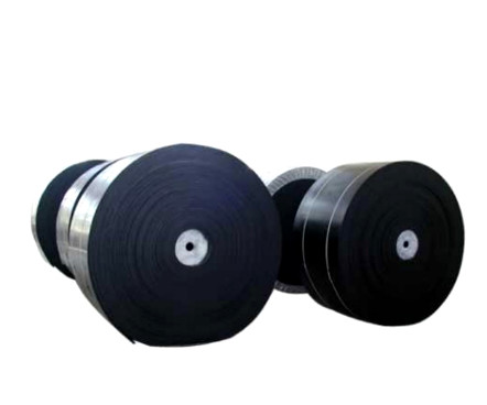 Polyester Nylon NN Rubber Conveyor Belts 7 Layers Black 8.0mm