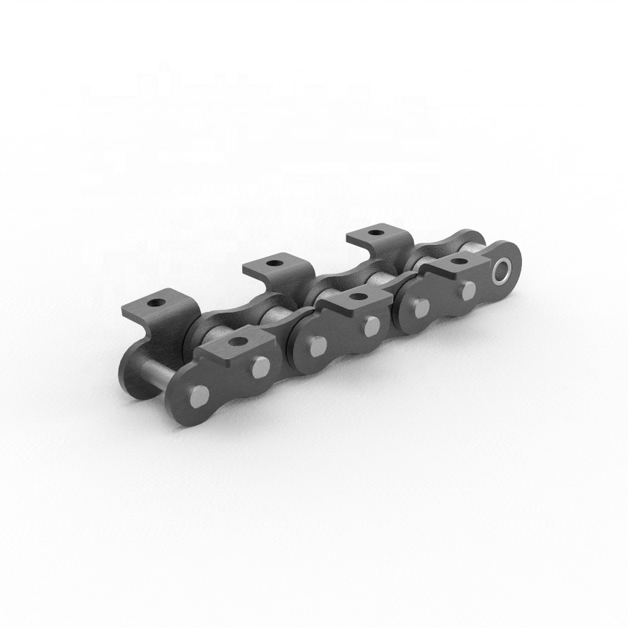 C2042 Double Side Cranked Link Chain Short Pitch K2 Attachment Chain