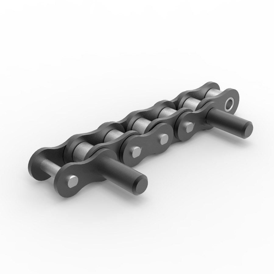 Short Pitch Stainless Steel Conveyor Roller Chain With Extended Pin