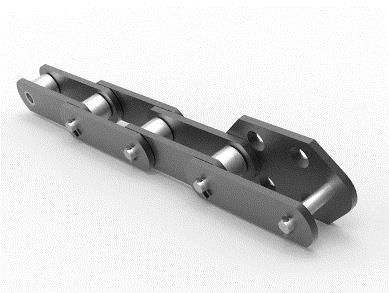 UCER NE Coal Mining Bucket Elevator Conveyor Chain Pitch 200mm Gray