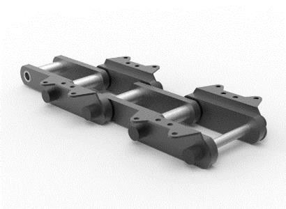 40Cr Alloy Steel Bucket Elevator Conveyor Chain Large Size ISO9001