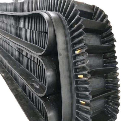 Small Lumps Partition Cold Resistant Conveyor Belt For Building Materials