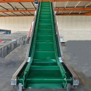 NN100 Corrugated Sidewall Inclined Conveyor Belt with 1500mm Bandwidth and 2-10 Layers for Large Inclination Transport