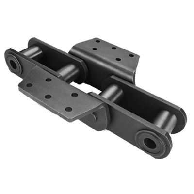 Heat Treatment Transmission Drive Roller Chain 15.875mm With Attachments