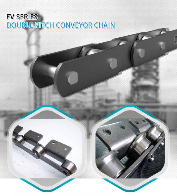 High Tensile Strength FV40 Bush Roller Chain With FV Attachments