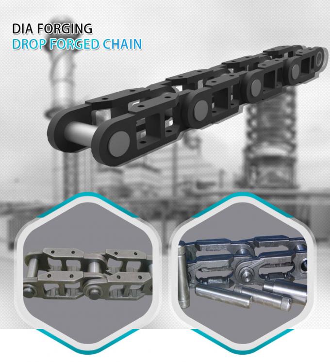 Coal Mine Forged Heavy Duty Caterpillar Chain 800mm To 3000mm Width