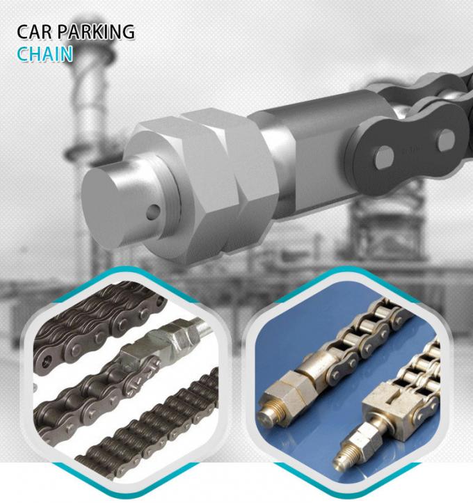 40Cr Solid Car Parking Heavy Duty Conveyor Chains ISO9001