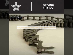 Alloy steel Double Pitch Roller Chain With Attachment